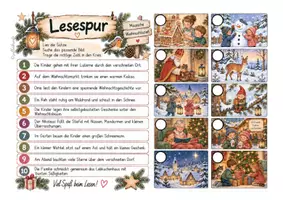 Vorschau - Arbeitsblätter - Lesespur Weihnachten, 3-fach differenziert, Kieler Leseaufbau - Seite 3