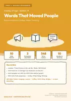 Vorschau - Arbeitsblätter - Words That Moved People — Englisch E-Phase, Einheit 19 Reden analysieren: Aufbau, Mittel, Wirkung - Deckblatt