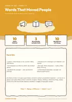 Vorschau - Arbeitsblätter - Words That Moved People — Englisch E-Phase, Einheit 19 Reden analysieren: Aufbau, Mittel, Wirkung - Seite 1