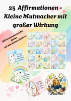 Vorschau - Anderer Materialtyp - Affirmationskarten für Kinder I 25 Mutmacher mit dem kleinen Eisbären I Affirmationskarten Grundschule | Positive Affirmationen & Mutmachkarten | Selbstwert stärken I Eisbärenklasse - Deckblatt