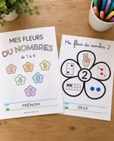 Aperçu - Feuilles d'exercices - La fleur du nombre 🌸 - Page de couverture