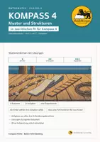 Vorschau - Stationenlernen - KOMPASS 4 Stationenlernen Mathe Muster und Strukturen mit Lösungen | Klasse 4 BW - Deckblatt