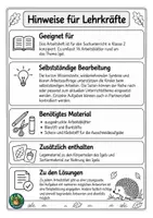 Vorschau - Arbeitsblätter - Igel-Forscherheft Klasse 2 mit Lösungen - Seite 1