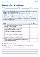 Vorschau - Arbeitsblätter - Basisscreening Politik Klasse 7–8 – 5er Bundle - Seite 1