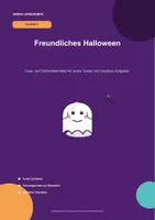Vorschau - Arbeitsblätter - Halloween Lese- & Schreibwerkstatt - Seite 1