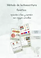 Vista previa - Refuerzo / NEE / Materiales de apoyo - Método de lectoescritura fonético. Vol.1: VOCALES - Portada