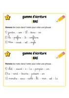 Aperçu - Apprentissages en autonomie - Les gammes DRAS CE1 P1 - Page 2
