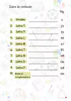 Vista previa - Hojas de trabajo - Método de lectoescritura fonético-gestual. Completo vocales y primeras consonantes. - página 2