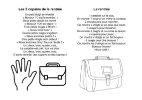 Aperçu - Jeux - Jeux de doigts rentrée et automne (maternelle, inclusion) - Page de couverture