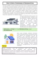 Vorschau - Arbeitsblätter - Solare Architektur: Nachhaltiges Bauen & Gebäudeausrichtung - Seite 1