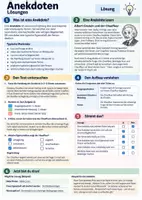 Vorschau - Arbeitsblätter - Anekdoten untersuchen - Seite 2