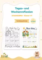 Vorschau - Arbeitsblätter - Wochenreflexion - Deckblatt