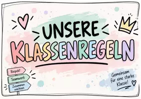 Vorschau - Fördermaterial/Inklusion - Unsere Klassenregeln & Mein Fokus | Visualisiertes Klassenmanagement mit Regel-Chips - Seite 1