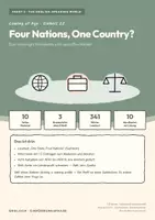 Vorschau - Arbeitsblätter - Four Nations, One Country? – Englisch Oberstufe - Deckblatt