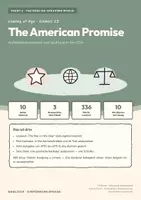 Vorschau - Arbeitsblätter - The American Promise – Englisch Oberstufe - Deckblatt