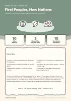 Vorschau - Arbeitsblätter - First Peoples, New Nations – Englisch Oberstufe - Seite 1