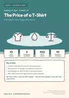 Vorschau - Arbeitsblätter - The Price of a T-Shirt – Englisch Oberstufe - Deckblatt