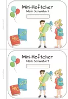 Vorschau - Arbeitsblätter - Mini-Heftchen "Mein Schulstart" - Seite 3