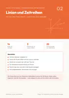 Vorschau - Arbeitsblätter - Liniendiagramme und Zeitreihen – Klasse 7–10 - Seite 1