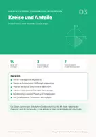 Vorschau - Arbeitsblätter - Kreisdiagramme und Anteile – Klasse 7–10 - Seite 1