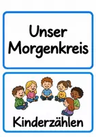 Vorschau - Bildkarten - Morgenkreis Moderationskärtchen - Seite 1