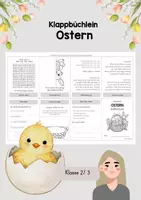Vorschau - Arbeitsblätter - Klappbüchlein - Ostern - Deckblatt