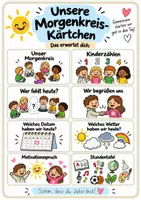 Vorschau - Bildkarten - Morgenkreis Moderationskarten BEIGE - Deckblatt