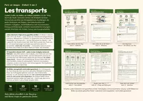 Vorschau - Stundenentwürfe - Les transports – Französisch Klasse 6/7 - Deckblatt