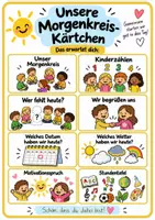 Vorschau - Bildkarten - Morgenkreis Moderationskarten GELB - Deckblatt