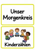 Vorschau - Bildkarten - Morgenkreis Moderationskarten GELB - Seite 1