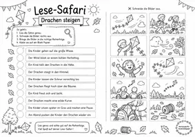 Vorschau - Arbeitsblätter - 11 Lese -Safaris für den Herbst Klasse 2 und 3 - Seite 3
