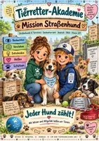Vorschau - Unterrichtsreihen - Tierschutz: Kleine Helden für große Pfoten – Mission Straßenhund. Kindgerechtes Unterrichtsmaterial zu Straßenhunden & Tierschutz | Klasse 3/4 - Deckblatt