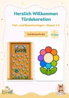 Vorschau - Mal- und Bastelvorlagen - Türdekoration Klassenzimmer - Seite 1