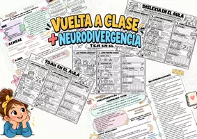 Vista previa - Refuerzo / NEE / Materiales de apoyo - PLANTILLAS ACNEAE, atencion a la DIVERSIDAD - Portada