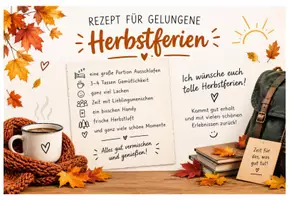 Vorschau - Anderer Materialtyp - Grußkarten für die Herbstferien - Seite 1