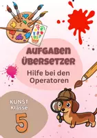 Vorschau - Arbeitsblätter - Kunstunterricht: Operatoren-Hilfe bei Arbeitsblättern - Deckblatt
