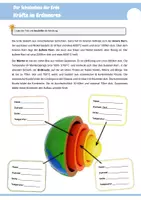Vorschau - Arbeitsblätter - Der Schalenbau der Erde (Arbeitsblätter & PowerPoint) - Seite 1