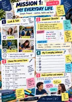 Vorschau - Arbeitsblätter - Simple Present – The Everyday Life Challenge Kreative Grammatik-Wiederholung mit Speaking & Challenge Cards | Klasse 6–8 - Seite 1