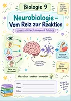 Vorschau - Arbeitsblätter - Wanyvo´s Lernspuren Vom Reiz zur Reaktion - Deckblatt