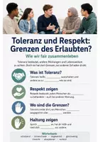 Vorschau - Arbeitsblätter - Ethik Toleranz Klasse 7-10 – Infografik & Lückentext (Arbeitsblatt) - Seite 1