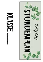 Vorschau - Stundenentwürfe - Materialpaket Klassenleitung Pflanzendesign - Seite 1
