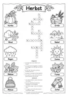 Vorschau - Arbeitsblätter - Herbst Kreuzworträtsel Halloween Waldtiere Sankt Martin - Seite 3
