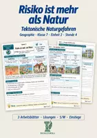 Vorschau - Stundenentwürfe - Risiko ist mehr als Natur | Geographie - Deckblatt