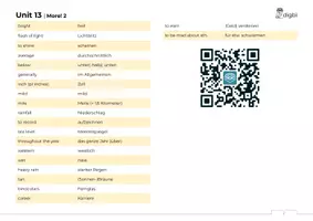 Vorschau - Merkblätter - More! 2 | Unit 13 | Vokabeln | neuer Lehrplan (LP 2023) - Seite 1