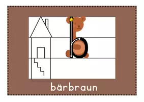 Vorschau - Poster - Merkplakat b und d unterscheiden - Anfangsunterricht - Seite 1