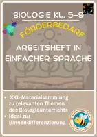 Vorschau - Arbeitsblätter - Biologie - Förderschule u. DaZ Klasse 5–9 - Deckblatt