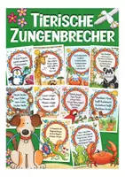 Vorschau - Spiele - Zungenbrecher Tiere - Deutsch und Deutsch als Zweitsprache - Deckblatt
