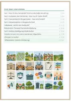 Vorschau - Arbeitsblätter - Mitbestimmung in der Gemeinde - vierfach differenziert - Seite 1