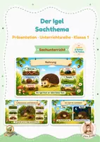 Vorschau - Präsentationen/Tafelbilder - Igel Klasse 1 - Deckblatt