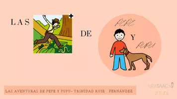 Vista previa - Refuerzo / NEE / Materiales de apoyo - Las aventuras de Pepe y Pupu- cuento adaptado con pictogramas arasaac - Portada